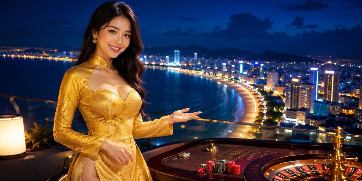 Một góc phố Quy Nhơn với người chơi xổ số trên điện thoại di động