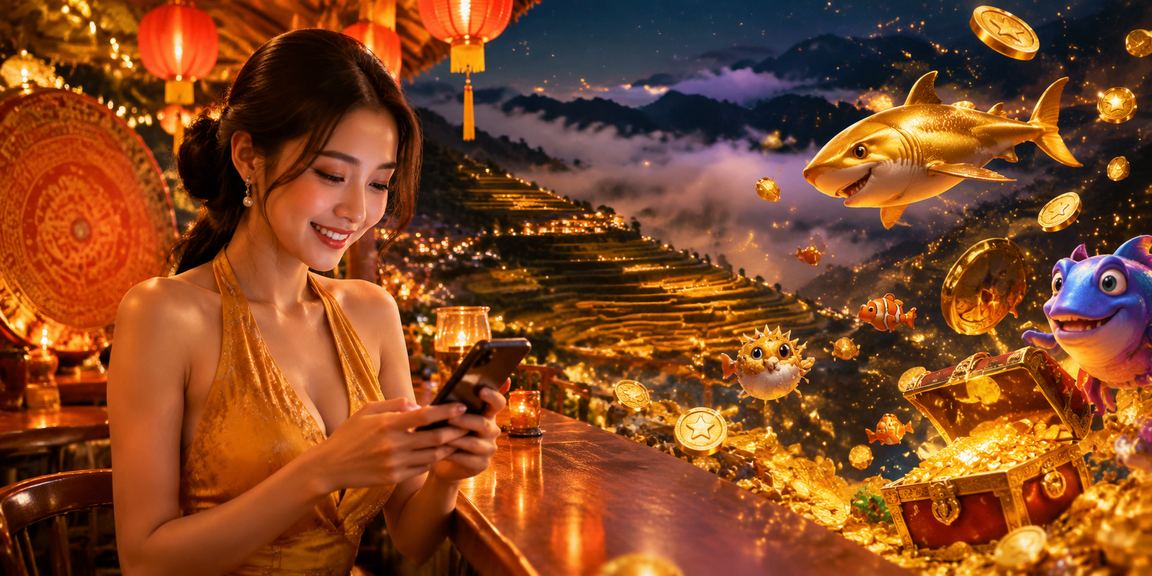 Người dùng vùng núi Sapa sử dụng điện thoại truy cập app cá cược buổi tối